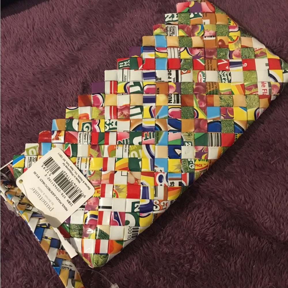 CANDY WRAPPERS HAND MADE  Pencil Pouch NWT